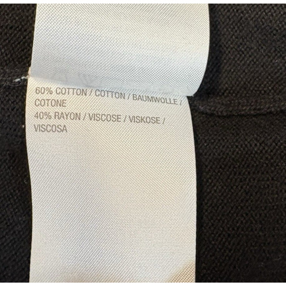 Jason Wu Large Black Cropped Open Front Sequin Cardigan Sweater Classic‎ NWT - Picture 9 of 13